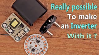 Is It Really Possible To Make An INVERTER With a Mobile Charger?