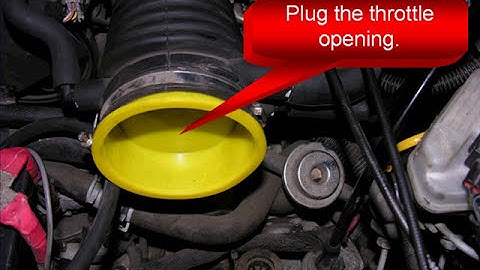 41 Chrysler Diagnostics: Engine Mechanical Tests - Vacuum Leak Tests