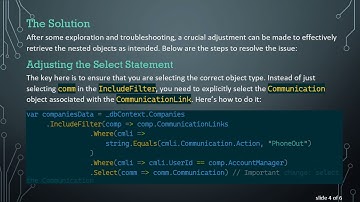 Solving Nested Object Retrieval Issues with Entity Framework Plus Using AND Operator