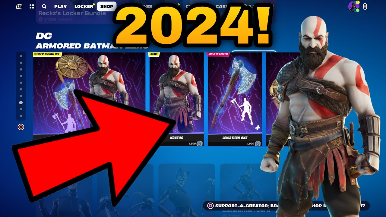Wann Kommt Kratos Wieder In Den Shop KRATOS SKIN + LEVIATHAN AXE PICKAXE RETURN RELEASE DATE IN FORTNITE