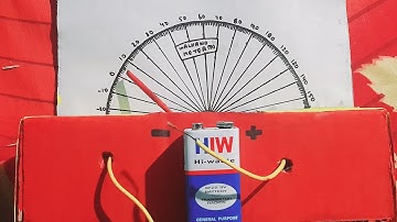 BEST MOVING COIL GALVANOMETER MODEL MADE AT HOME👌🏼🤯😱 #K.S.VIDEOS