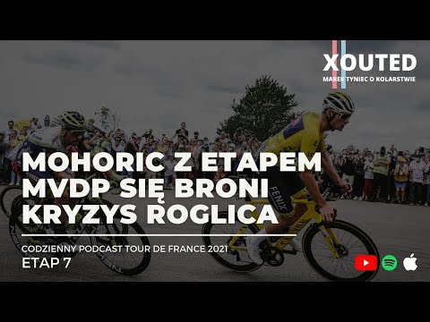 Podcast Tour de France 2021, etap 7. Etap Mohorica, MVDP się broni, kryzys Roglica.