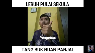 Pulai ke sekula sekumbang udah cuti kubid. Be like: