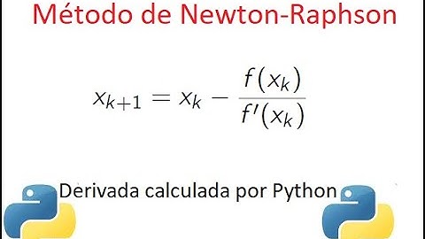 Método de Newton-Raphson en Python