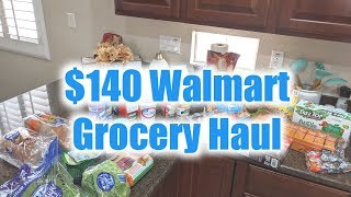 WALMART GROCERY HAUL $140 / DINNER IDEAS FOR FAMILY OF 5