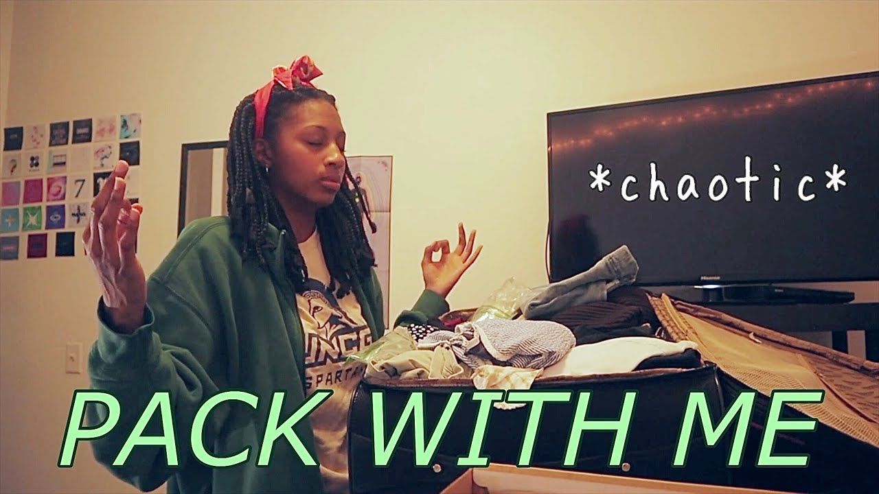 *CHAOTIC* PACK WITH ME FOR MY SPRING BREAK TRIP ✈️☀️2022