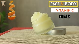 Homemade vitamin c day and night cream || Diy vitamin c orange cream