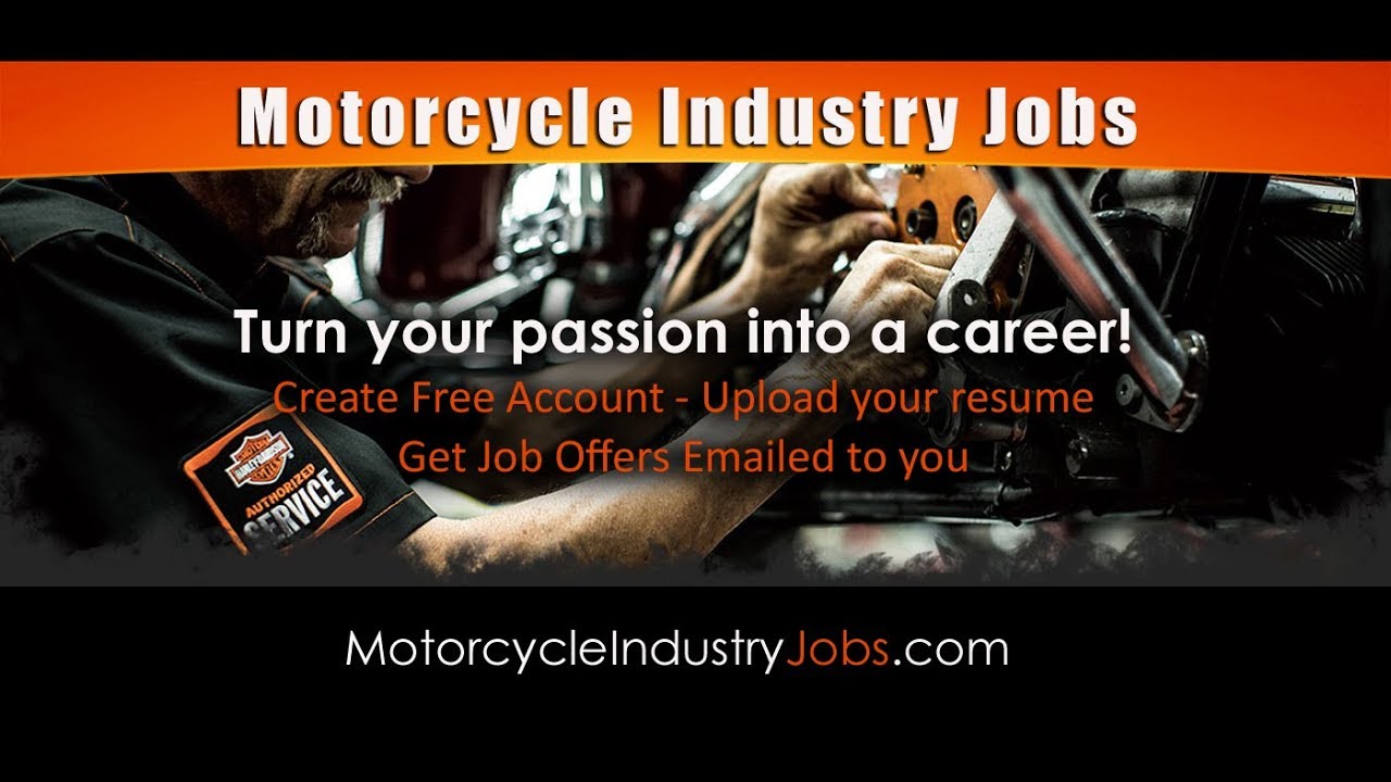 Motorcycle Mechanic Jobs Motorcycle Careers YouTube