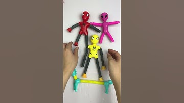 Robots Spiderman Pop Sound ASMR Creating satisfying POP #asmrsounds #satisfying #relaxing #creative