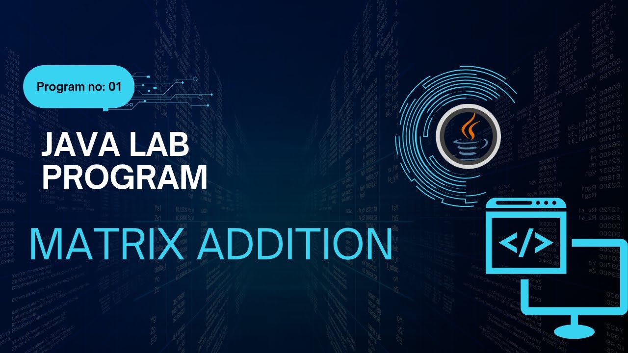 VTU Java Lab Program 1: Master Matrix Addition | Easy Java OOP Guide 2025