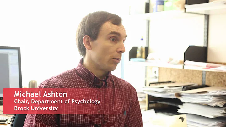 Mike Ashton - Psychology - Faculty profile