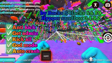 MOD MENU | HYPPER SANDBOX 0.4.9.2