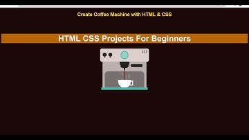 Coffee☕ Machine With Cup | HTML CSS Projects For Beginners | LearningByU