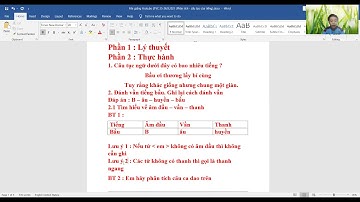 Brian Edu TV l LTVC l Cấu tạo của tiếng - Tiết 1