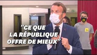 Emmanuel Macron promet un internat d'excellence par département à la rentrée 2022