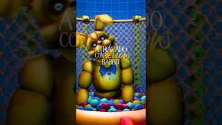 Que PASARÍA si QUEDAS ATRAPADO con el CONEJO AMARILLO en FNAF | #shorts #fnaf