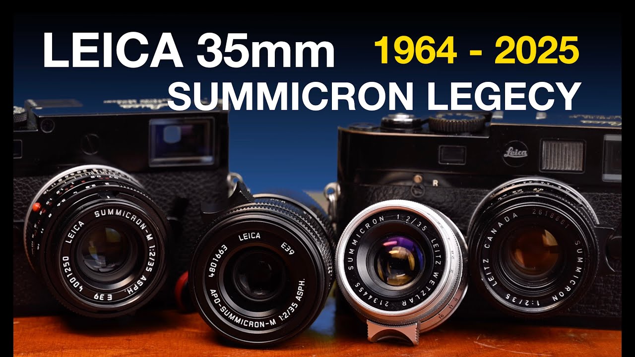 Leica 35mm Summicron Legacy: 1964 to 2025 Lens Shootout - YouTube