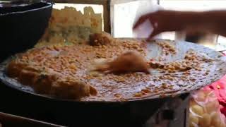 Samosa chole ! Samosa chaat indian street food