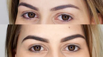 O que é melhor lápis ou sombra para sobrancelha?