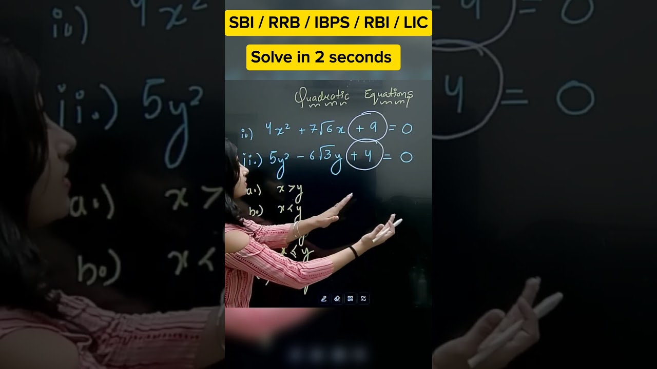 Quadratic equations short trick | Solve in seconds| Root quadratic equations | Ms vanshika #guidely