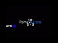NFL Week 1: Los Angeles Rams vs Detroit Lions