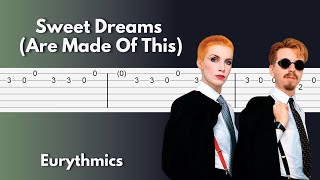 PDF Sample Eurythmics - Sweet Dreams (Are Made Of This) guitar tab & chords by Stunning Music Tabs.