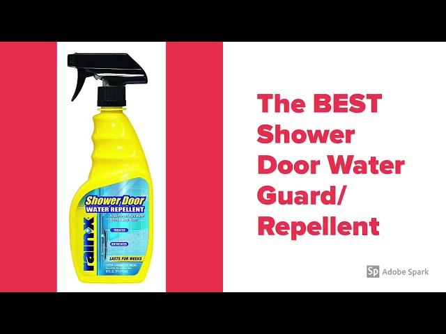 Keeping Shower Doors Clean With Rain-X 