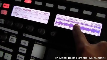 Maschine 1.8 Tutorial - Timestretch and Pitch Shift preview