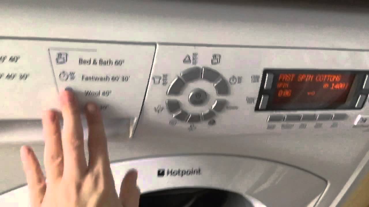 Hotpoint Washer Sounds Like An Aeroplane Or Train YouTube