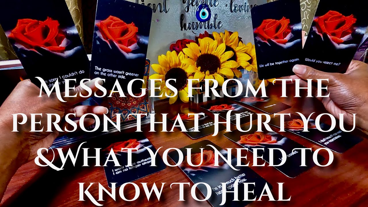 ✨Messages From The Person That Hurt You &What You Need To Know To Heal✨