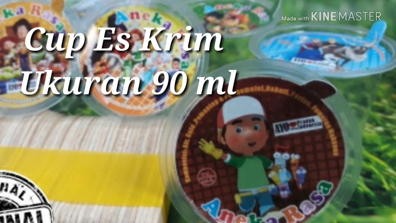  CUP  ES  KRIM  90ML YouTube