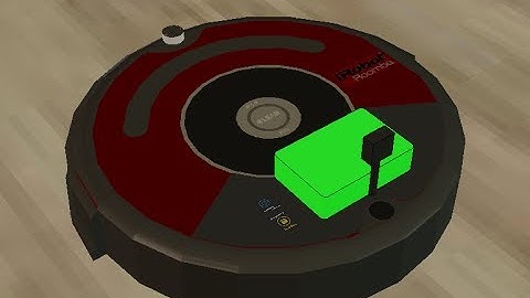 roomba simulation in V-REP