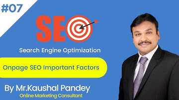 Introduction to Onpage SEO | Onpage Search Engine Optimization | Video 2 | Part 7