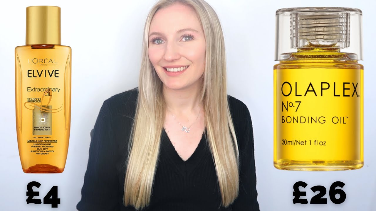 L'OREAL ELVIVE EXTRAORDINARY OIL MIRACLE HAIR PERFECTOR VS OLAPLEX NO OIL | OLAPLEX NO DUPE - YouTube