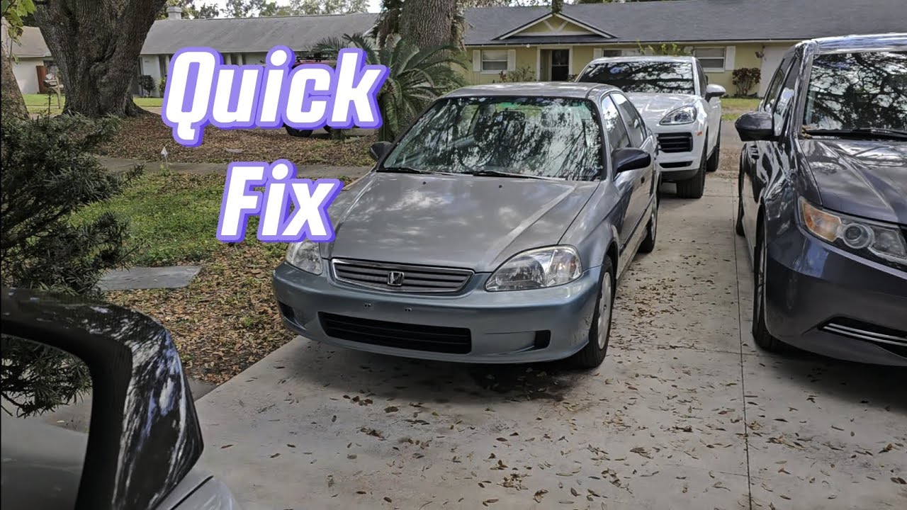 My son and I fixing the Civic - YouTube