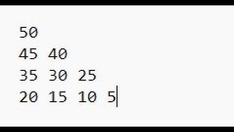 Number pattern in C || Brototype Fumigation