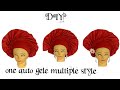 DIY Fan auto-gele • Multiple style auto-gele