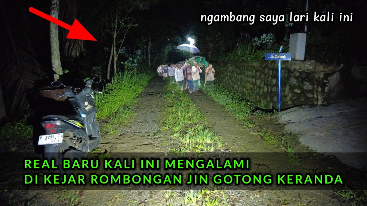 PERHATIKAN TEREKAM JELAS ROMBONGAN JIN GOTONG KERANDA MENGEJAR DI MAKAM ZAENAB SAYA LARI KALI INI ! 