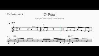 O Pato (Jaime Silva e Neuza Teixeira) - Sheet Music