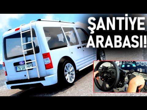 FORD CONNECT (ŞANTİYE ARABASI İLE SON GAZ) - MAKASLI İSTANBUL ESKİŞEHİR YOLCULUĞU - ETS 2 MOD T300RS