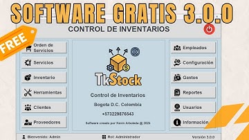 Descarga GRATIS Sistema Control de Inventarios 2025 📦