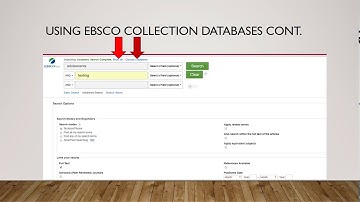 Searching Multiple Databases in EBSCO Simultaneously