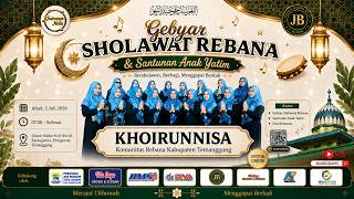 JB MLOBO BERSHOLAWAT & SANTUNAN ANAK YATIM BERSAMA KOMUNITAS REBANA KHOIRUNNISA TEMANGGUNG