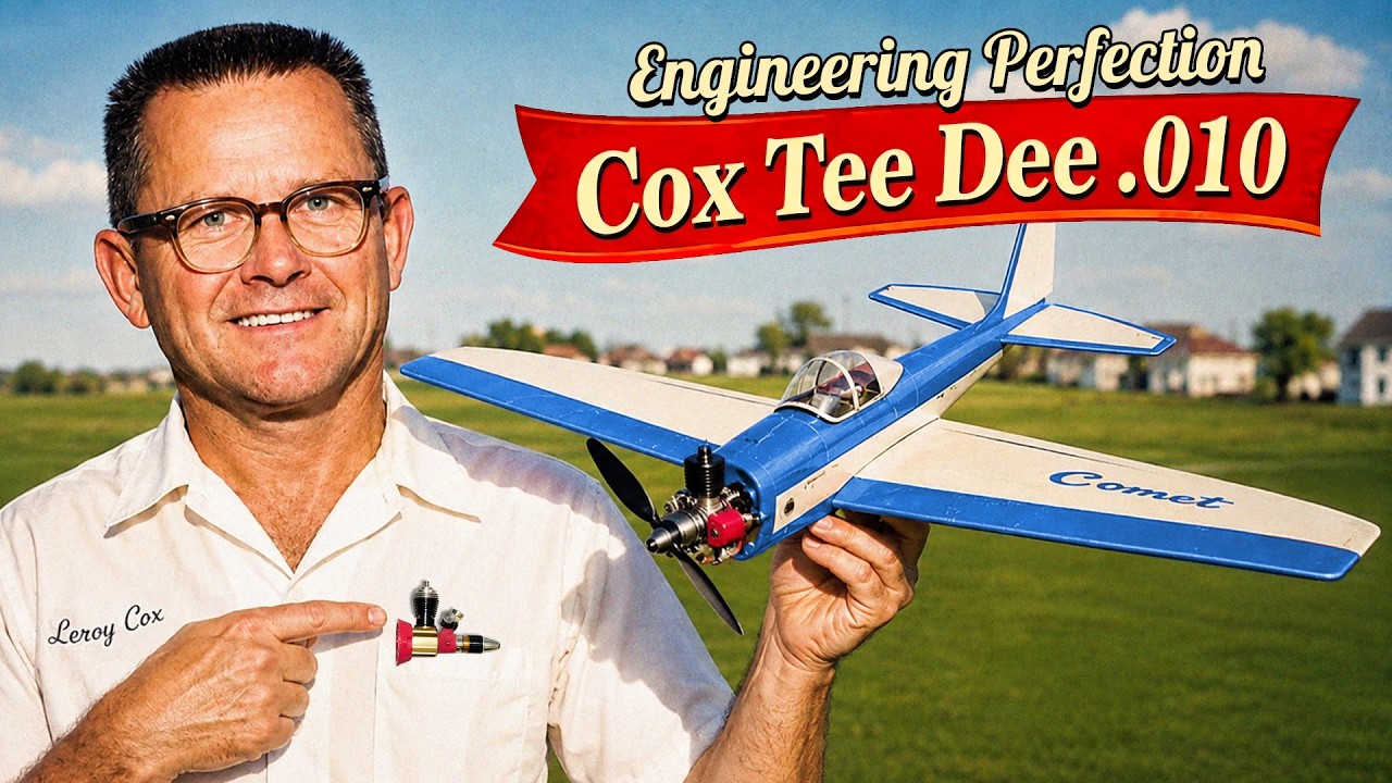 The Smallest American Engine Ever - Cox .010 Tee Dee - YouTube