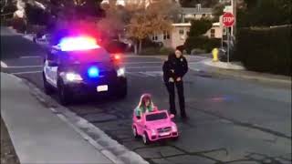 Officers Pull Over Little Pink Mercedes! #FunnyVideos #Shorts by Funny Videos 7,601 views 1 year ago 20 seconds