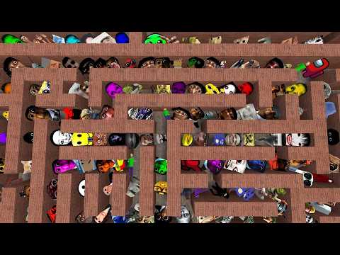 GMOD Escape from Too much nextbots Garry's mod EP.1080p | 60FPS #nextbots