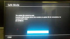 SOLVED!!!!!!! PS4 ERROR CODE CE-34788-0 FIXED PART 1 OF 3