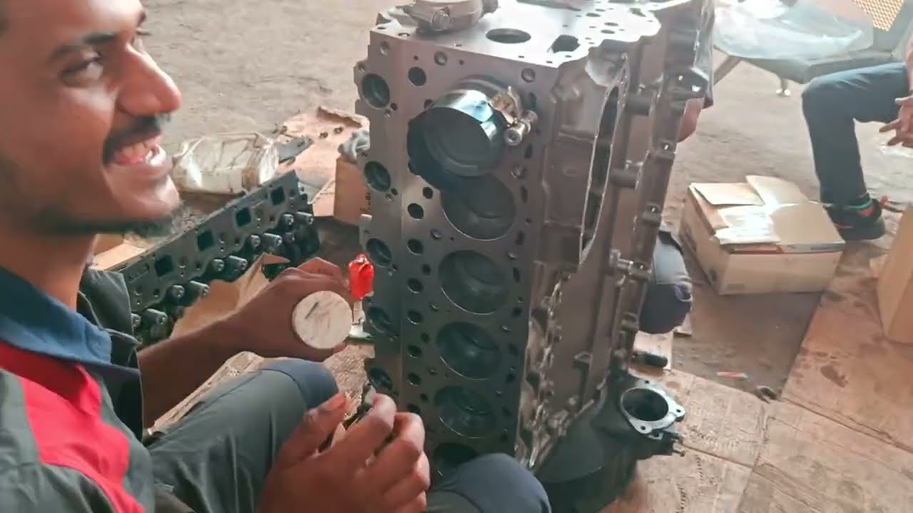 Bhartbenz 2523HDT- 6×4 Engine Full Overhaul|| Bhartbenz Engine Repair||@TRUCKHERO9023