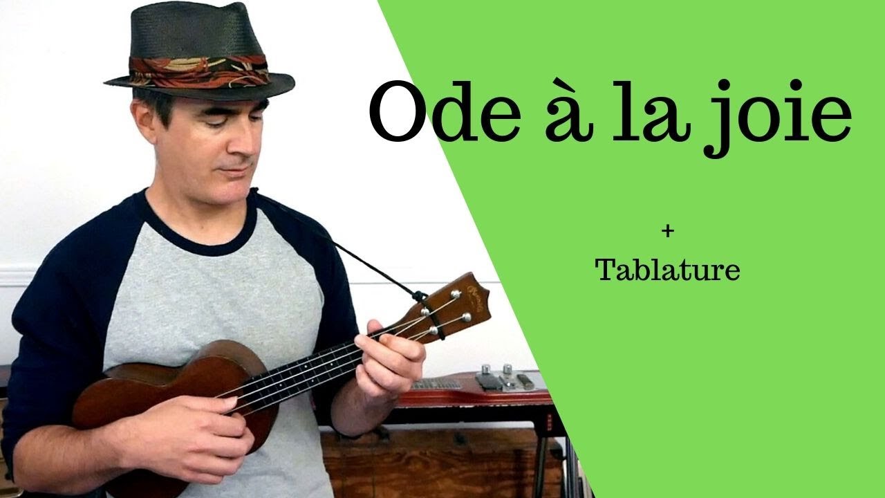 Ode A La Joie Ukulele Solo Youtube