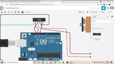 SPEED CONTROL OF DC MOTOR USING TINKERCAD